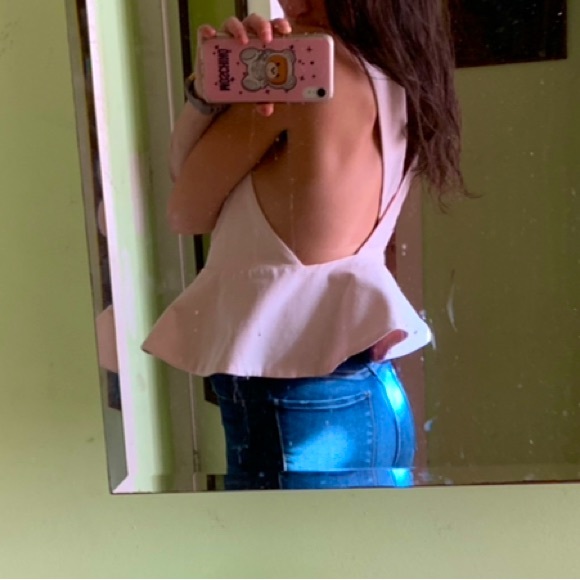 Alexis: Pink Ruffle Top - Picture 4 of 5